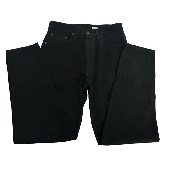 Levi's 550 Relaxed Fit Tapered Leg USA Made Black Jeans 32x32 - Vintage 1995 - Picture 3 of 9